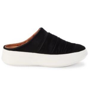 Women's Black Slip-On Sneakers